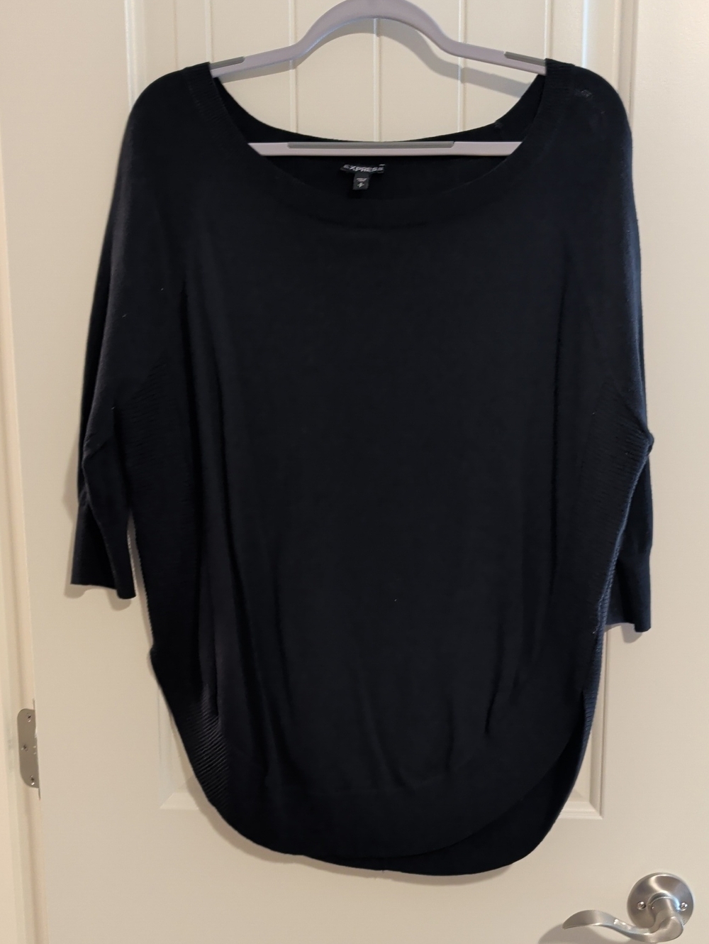 Express Black Scoop Neck Sweater